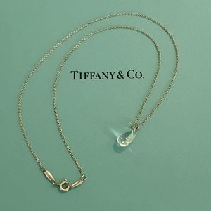 Tiffany and Co. Teardrop Pendant Necklace Peretti
